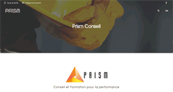 Desktop Screenshot of prismconseil.fr