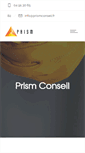 Mobile Screenshot of prismconseil.fr